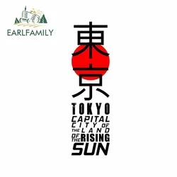 EARLFAMILY-Japan Tokyo Graffiti Car Sticker, Decalque de Ar Condicionado, Acessórios Criativos para JDM, SUV, RV, 13cm, Personalidade