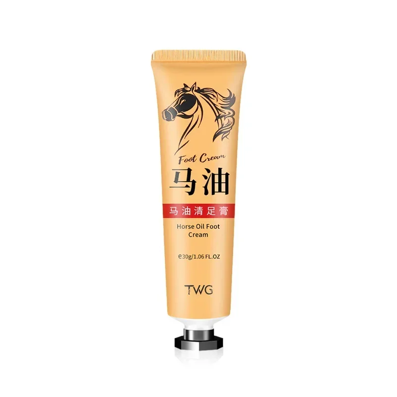 Horse Oil Anti Crack Foot Cream Heel Cracked Repair Moisturizing Removal Dead Skin Peel Callus Anti-Drying Hand Feet Skin Care