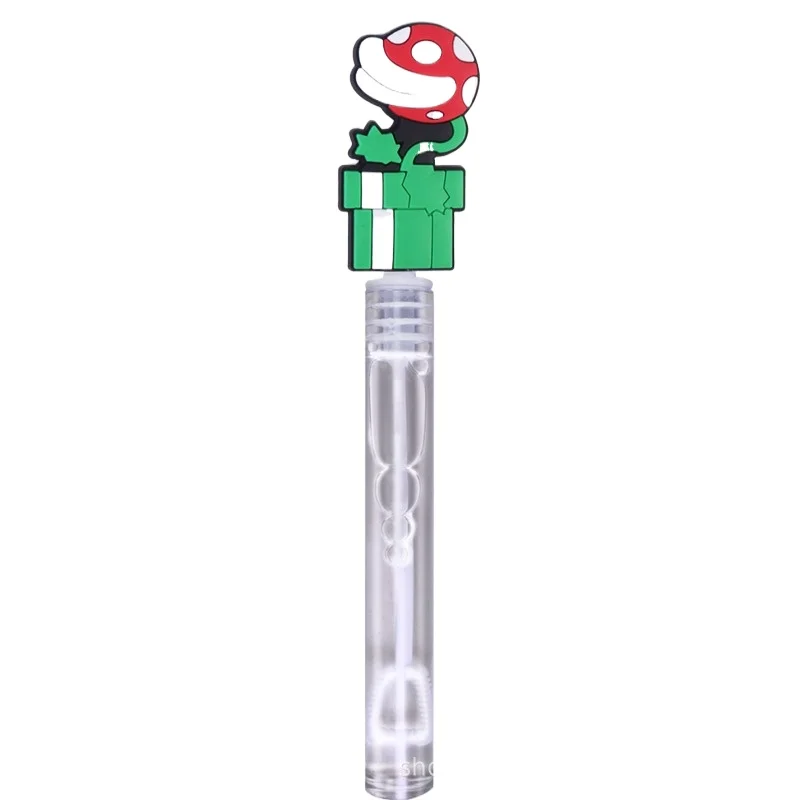 Cartoon Games Super Mario Bubble Stick Cartoon Portable Bubble Stick Anime Bubble Blow Stick Children Outdoor Game Toys Gifts