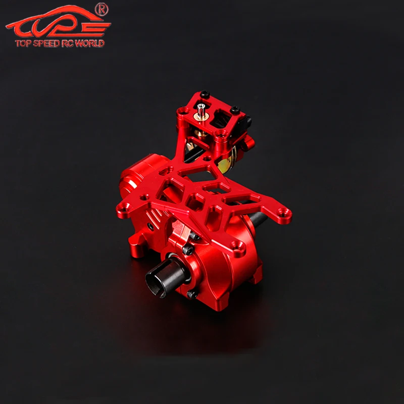 

1/5 Rofun Rc Car Parts CNC Metal Rear Axle Gearbox Assembly Kit for 1/5 HPI ROVAN KM BAJA 5B 5T 5SC Buggy Truck Upgrade Parts