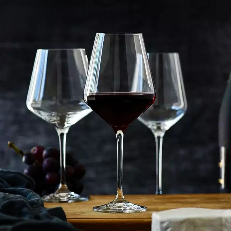 

Crystal goblet rhombus Bordeaux wine glass wine glass household set wine set