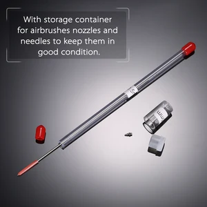 Kiti Yedek İğne Memesi püskürtme tabancası Model Boya Püskürtme Bakım Aksesuarları Aracı 0.2 mm 0.3 mm 0.5 mm Nerf pompasının en iyi 10 satışı-no. 6