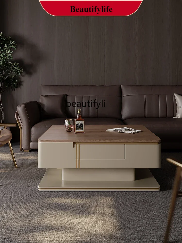 

G1218 Automatic lifting mahjong table, coffee table solid wood electric mahjong machine dual-purpose integrated small apartment