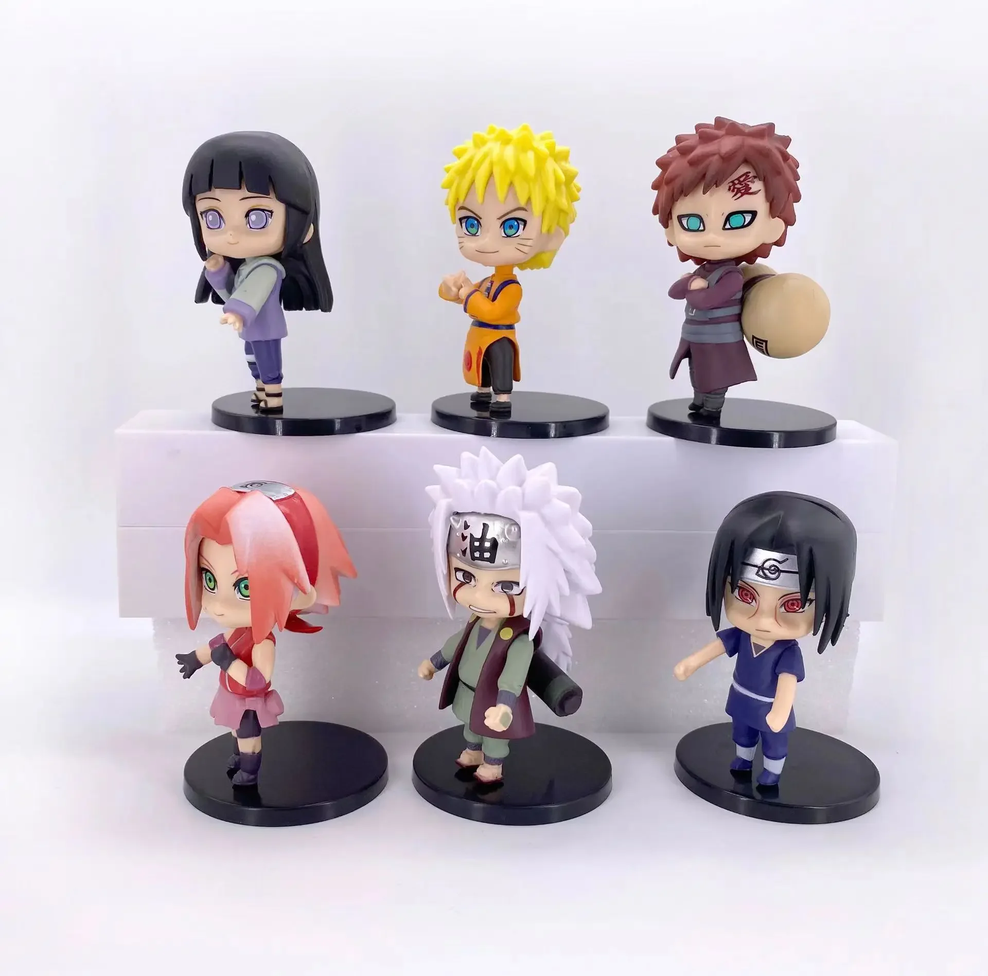 

Anime Naruto figure Naruto Sakura Gaara Hinata Itachi Uchiha Jiraiya Car decoration figures Anime PVC Figure Statue Toy