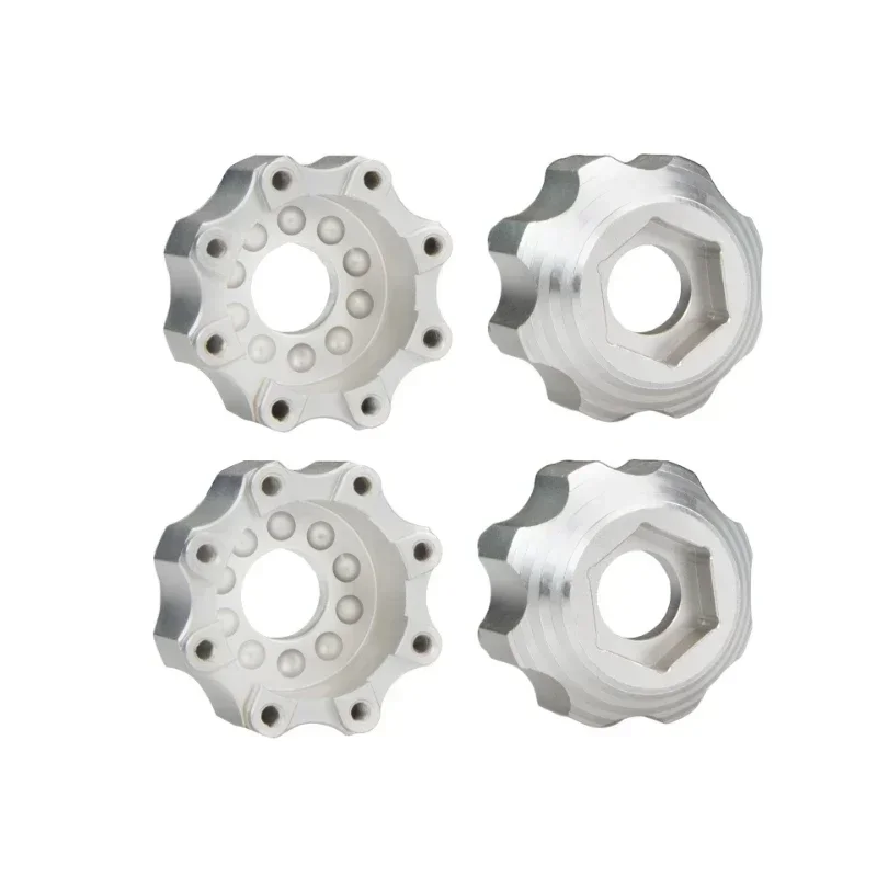 4 Uds. Adaptador hexagonal de rueda de Metal para neumáticos de 3,8 "8x32 a 17mm PRO 635300   Para piezas de mejora de neumáticos de rueda serie PL Proline de 1/8 y 3,8 pulgadas