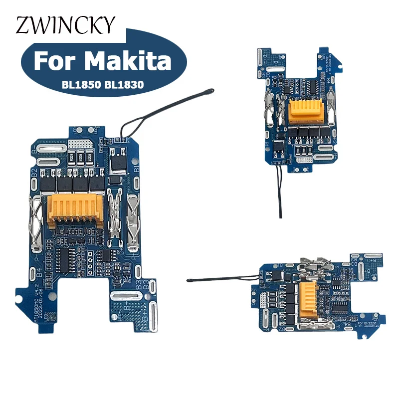 Универсальная плата защиты литий-ионных аккумуляторов BMS PCB для Makita, 18V BL1830/1840/1850/1860B с множественной защитой.