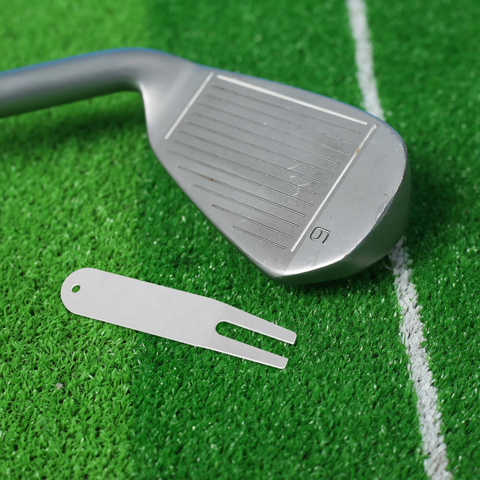 

2Pcs Golf Repair Tool 304 Stainless Steel Forks for Maintenance Lawn Care Golfs Golfs Divot Repairing Tool Accessories