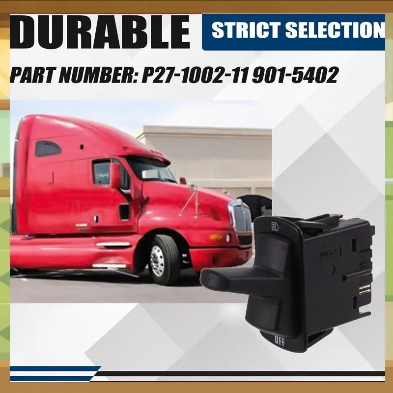 

Headlights Switch Headlamp Toggle Switch For Kenworth T2000 901-5402 P27-1002-11-BAAX