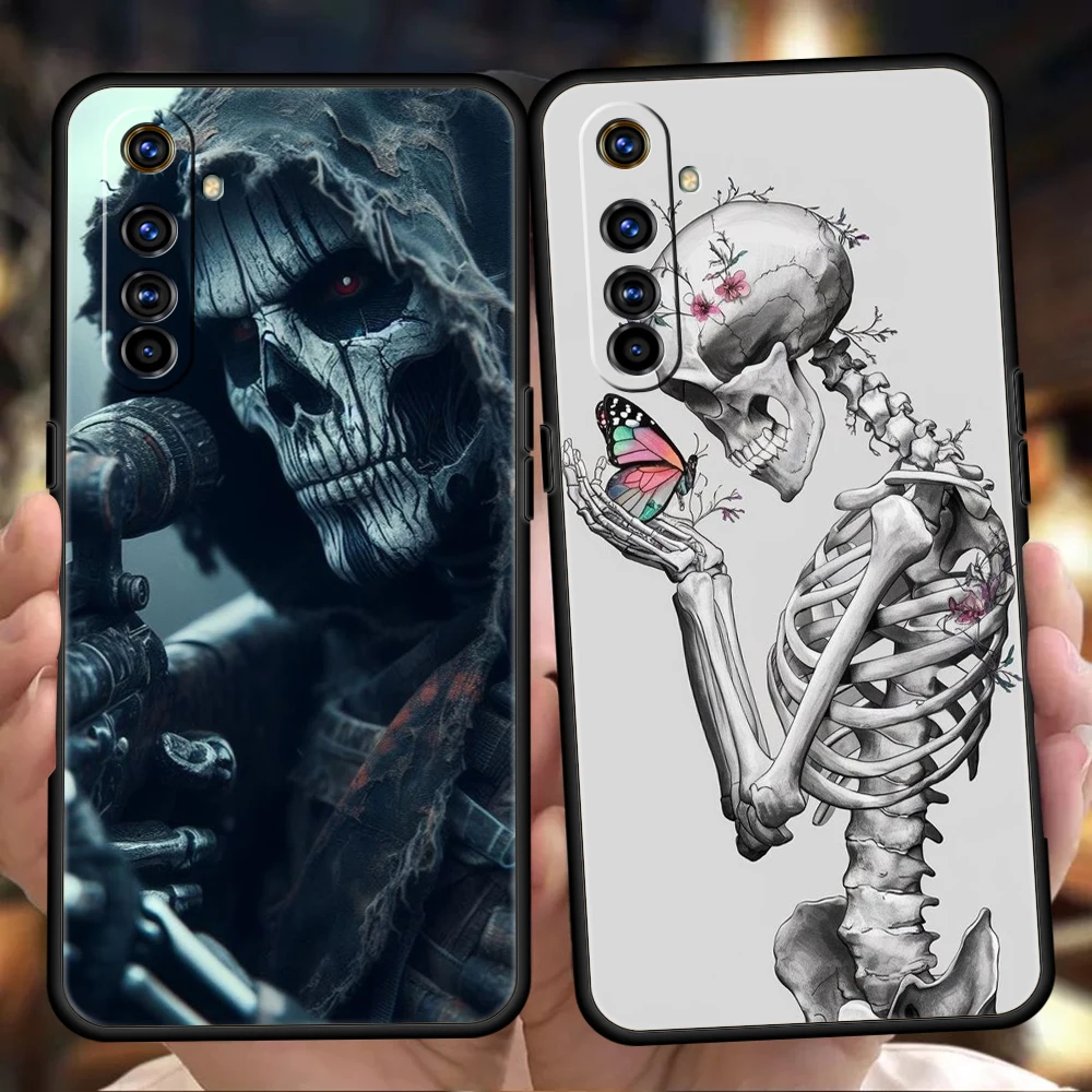 Retro Art Gothic Sculpture Phone Case For Oppo A3S A15 A17 A31 A95 Find X5 X6 Pro A54 A53 A52 Reno 6 7 8 SE Z Pro Silicone Cover