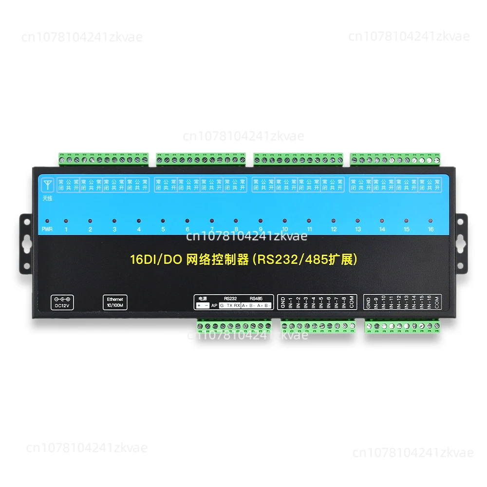 Network relay control module switching value acquisition I / O control card remote IP 485