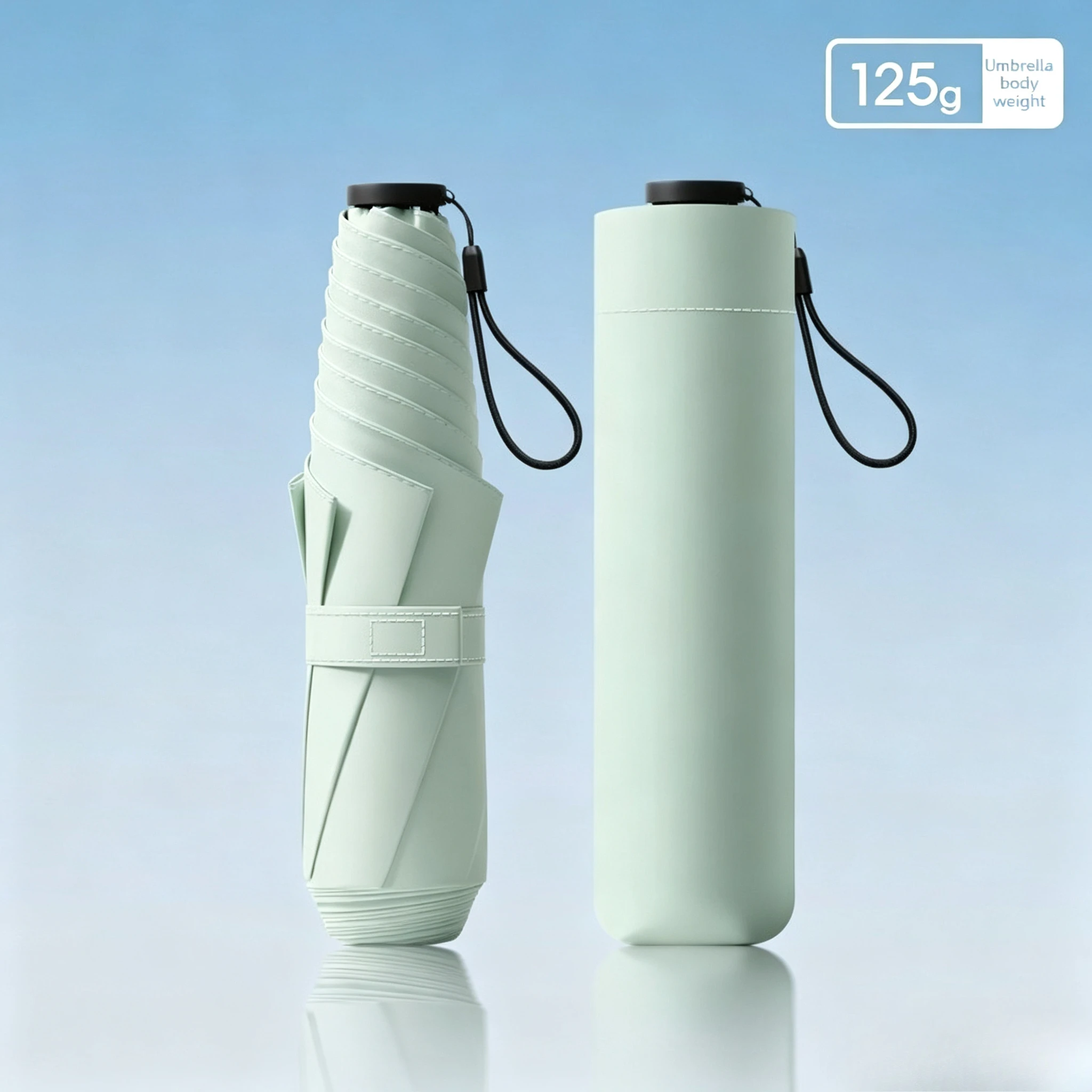 Travel Umbrella Compact - 125g 일본산 초경량 휴대용 양산 자외선