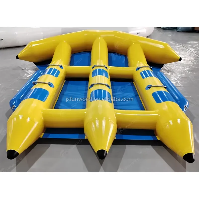 Inflatable Flying Fish Heavy-duty Towable Water Sleds Used for Boating PVC Tubes Designed for Lakes