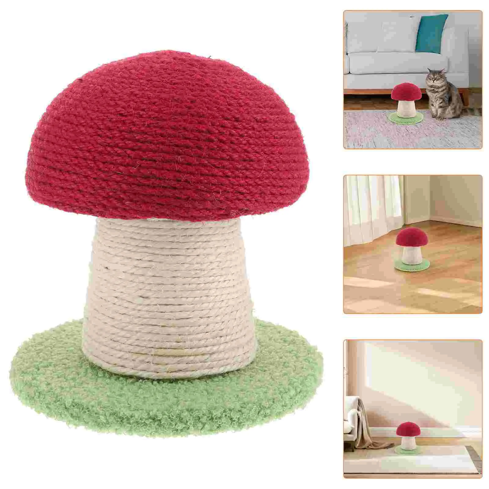 

Cat Scratching Post Mushrooms Comfortable Scratcher The Kitten Sisal Nail Supplies