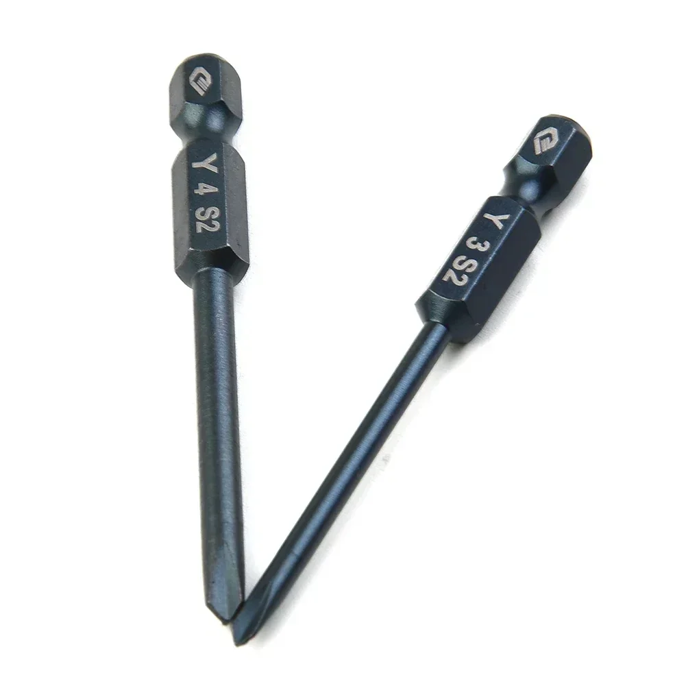 Imagem -02 - Hex Shank Tri-asa Chave de Fenda Elétrica Conjunto Magnético y3 y4 y5 y6 Chave de Fenda Bits Ferramentas Manuais Multi Ferramenta Peças 65 mm 4in