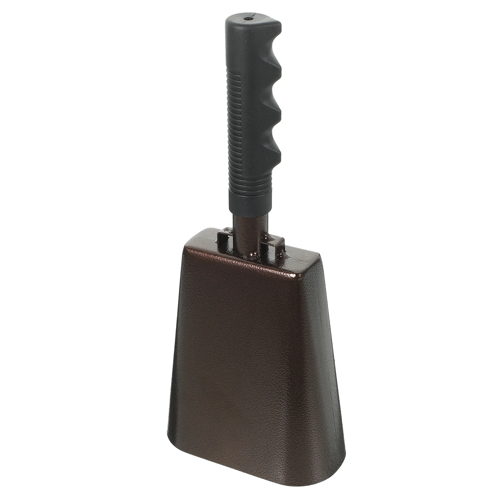 

Handle Cowbell with Stick Metal Cowbells Handles Noisemaker Loud Cheering Handheld Holder