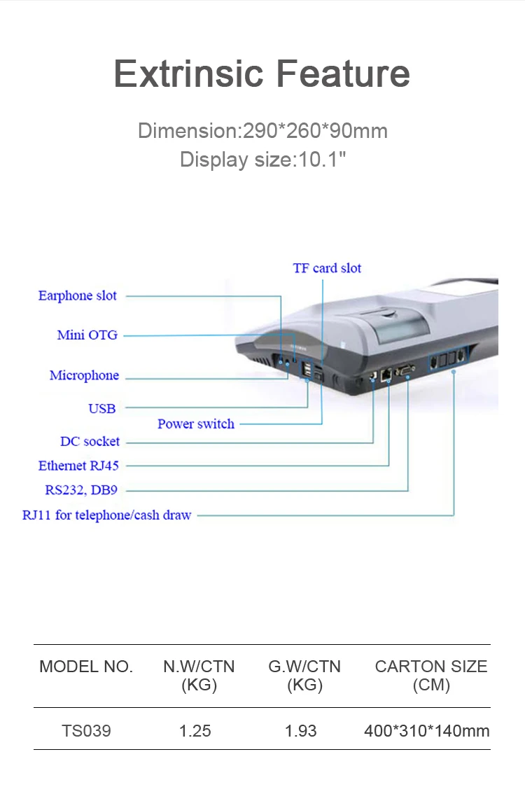 All In One Computers Pos Terminal Credit And Debit Card Reader Barcode Scanner Android 11 With Sdk Touch Screen Monitor Pos