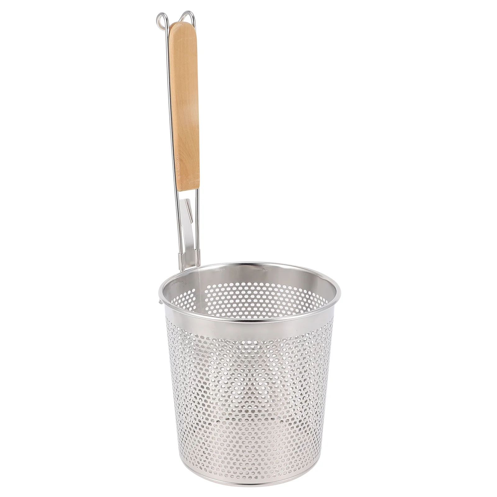 

Powder Fence Frying Oil Strainer Tortellini Stainless Steel Noodle Sieve Kitchen Sifter Fryer with Handle Iron Wire