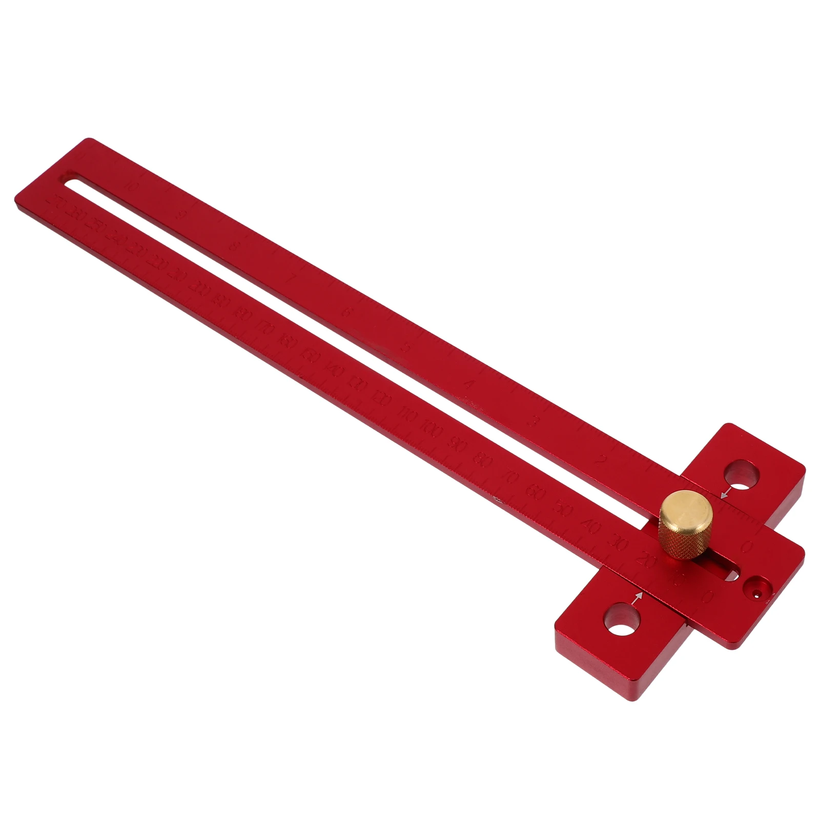

Aluminum Alloy Marking Gauge Woodworking Tool Parallel Ruler Precision Measuring Carpenter Positioning Rule Durable Metal Scale
