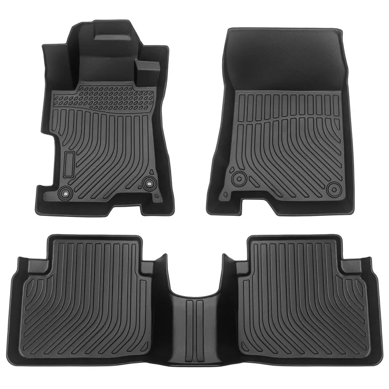 US Car Floor Mats for 2008-2012 Honda Accord All-Weather TPE Rubber Floor Mats