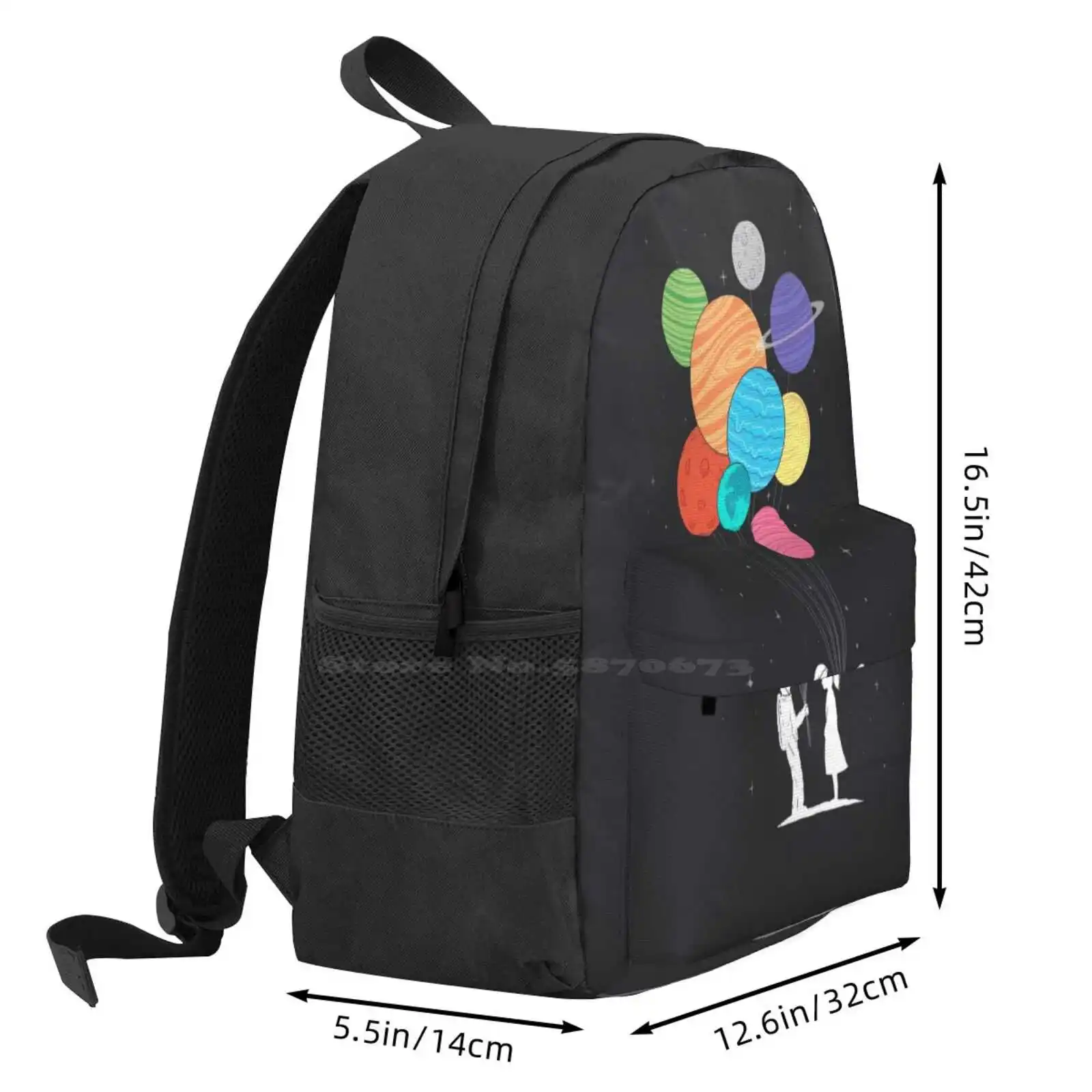 You Are My Universe Hot Sale Schoolbag Backpack Fashion Bags Space Astronaut Stars Astronomy Planets Earth Valentine Of Love