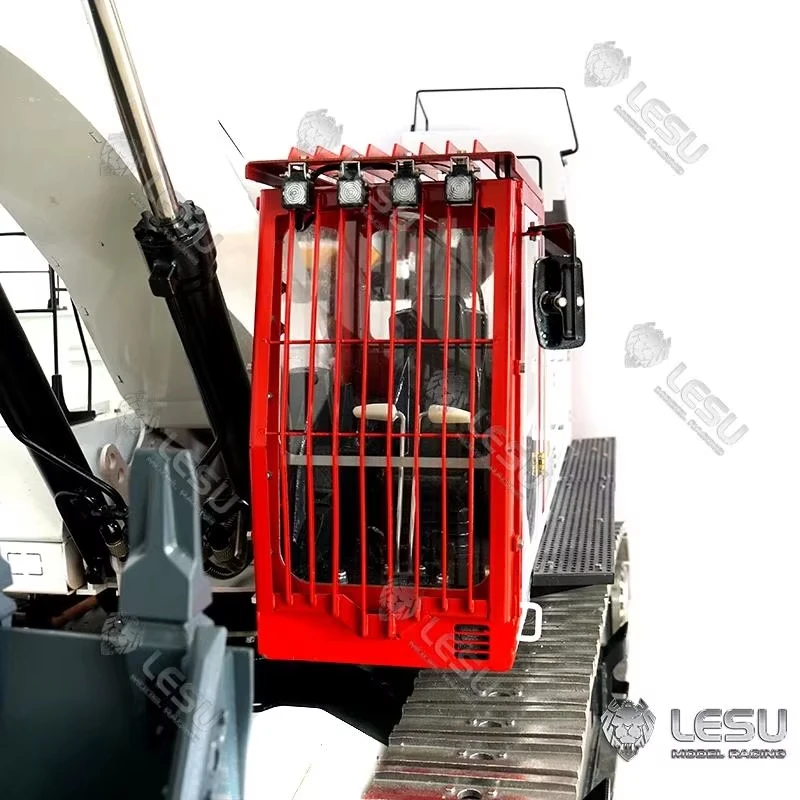 LESU 1/14 RC Modell C374F Bagger Metallkabine Sicherheitsgeländer Originalfarbe Unlackiert LKW DIY Zubehör Spielzeug – Detail 4