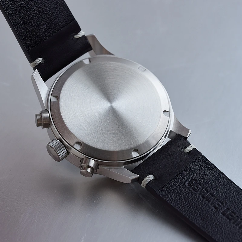 Milifortic ساعة كوارتز رجالية فاخرة فستان الأعمال ساعات R079 الياقوت كريستال كلاسيكي 3 الطلب الفرعي كرونوغراف VK63 مقاوم للماء