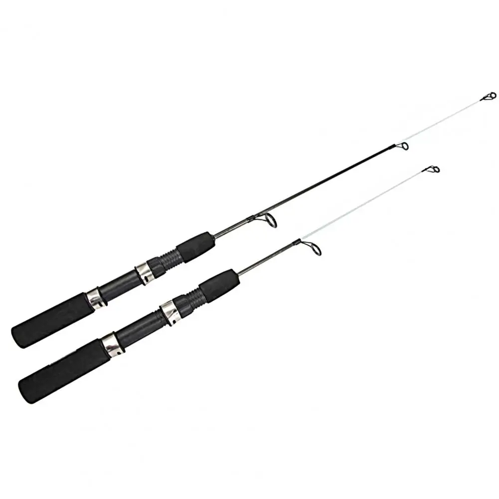 Portable Fishing Rod  Excellent Guide Ring Heavy Duty  Two/Three-sections Mini Fishing Pole Angling Gear