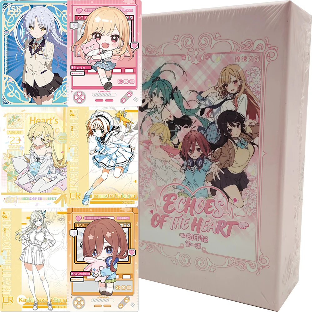 Echoes of The Heart Collection Cards Fans' Favorite Characters Cartoon Fashion Unique Design Surprise Creative Card Woman Gifts