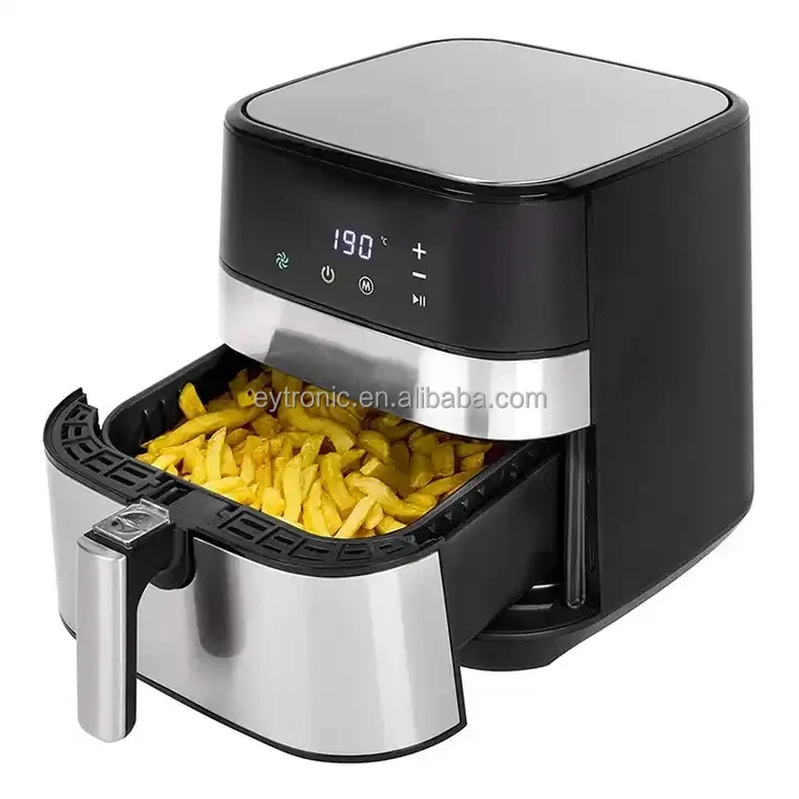 

2026 New Model Multi-functionalNew Arrival Design Digital LCD Display Household Intelligent No Oil Air Fryer Home Cooking Stainl