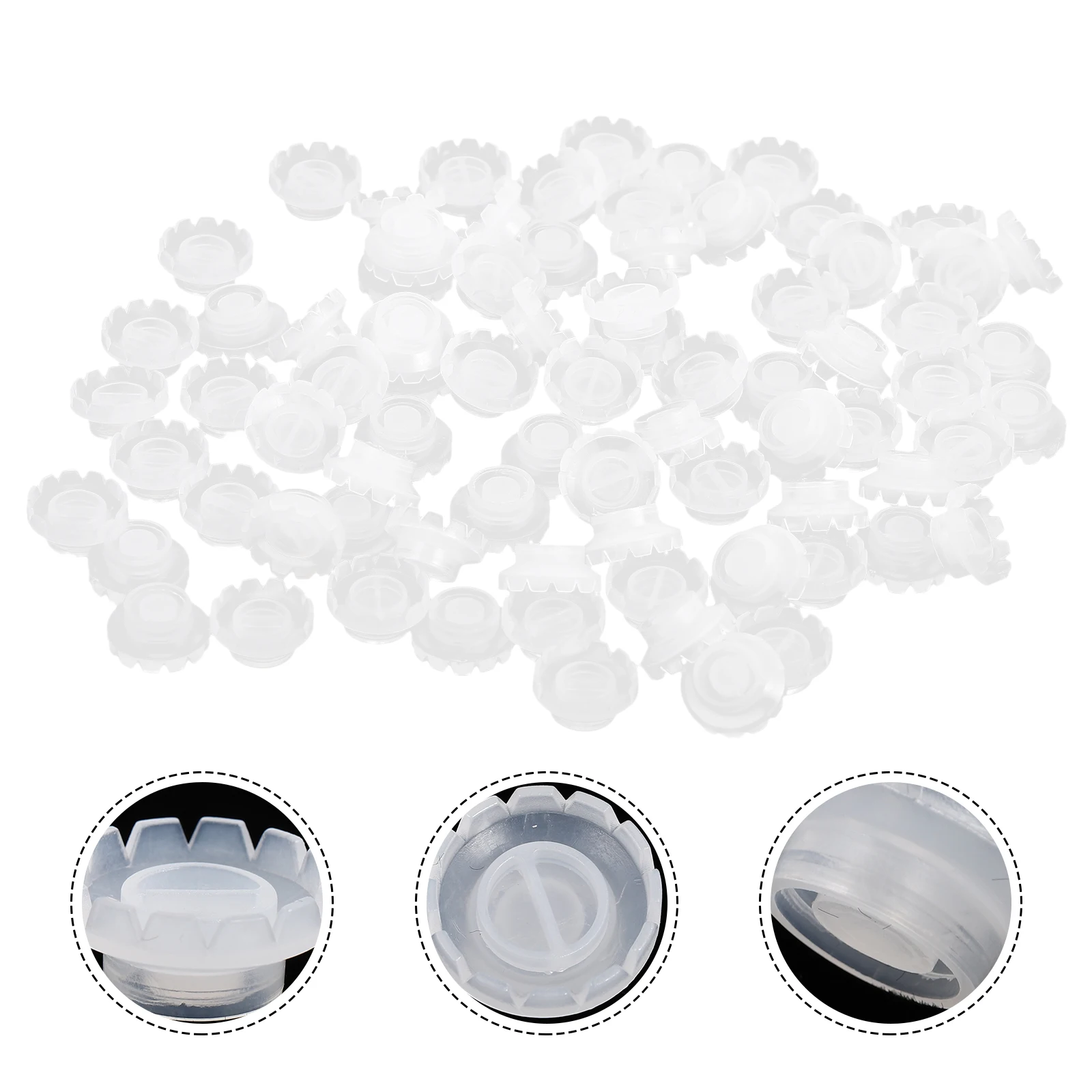 Suporte de cola para cílios postiços, 200 peças, bandeja de plástico premium para maquiagem, extensões de artistas, organizador de suprimentos, suporte para cílios