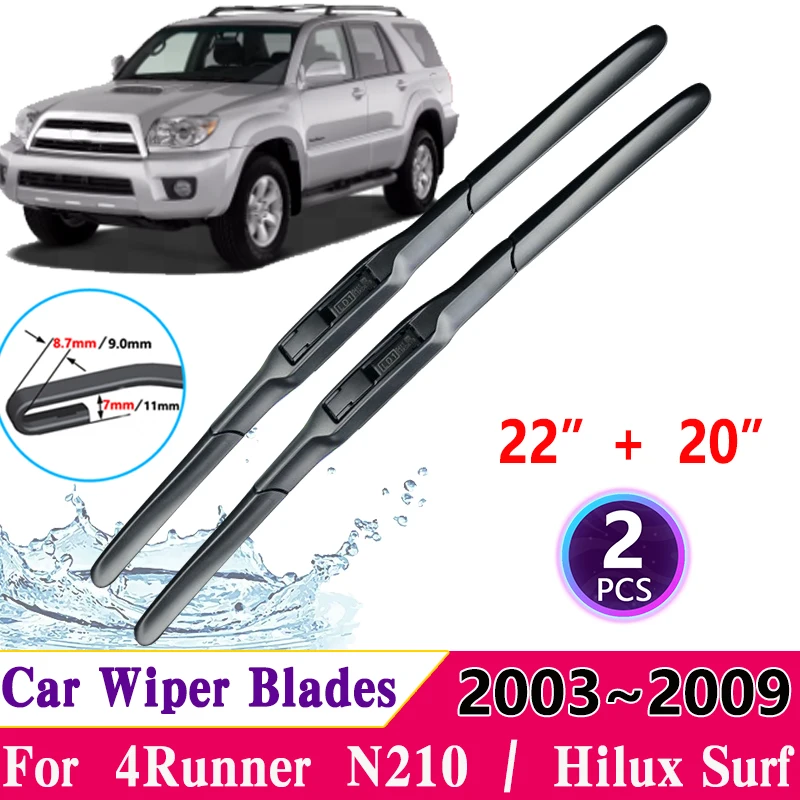 

Car Windscreen Wiper for Toyota 4Runner 2007 Accessories 2003~2009 N210 Wiper Blade Front Windscreen Windshield Cutte Accessorie