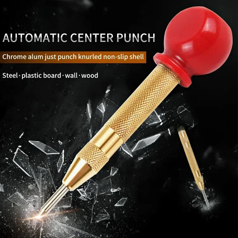 Automatic Centre Punch General Automatic Punch Woodworking Metal Drill Adjustable Spring Loaded Automatic Punch Hand Tools Sets