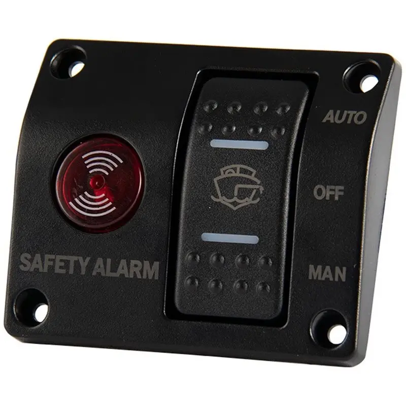 Automatic Alarm System Water Level Sensing Switch Panel Marine Bilge Pump Cabinet Cabin Bottom Pump Sensing Accessory-X59A