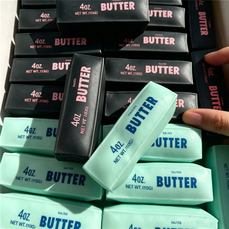 Building Block Filling Black Mint Butter Stick Toast Crunch Squishy Toy Slow Rebound Squeeze ASMR Sensory Stress Relief Toy