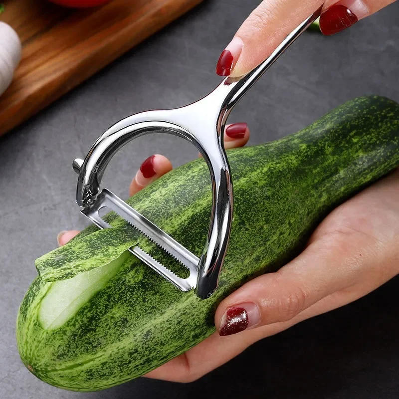 Stainless Steel Fruit Vegetable Peeler Potato Carrot Apple Peeler Grater Kitchen Gadget Multifunctional Steel Vegetable Tools