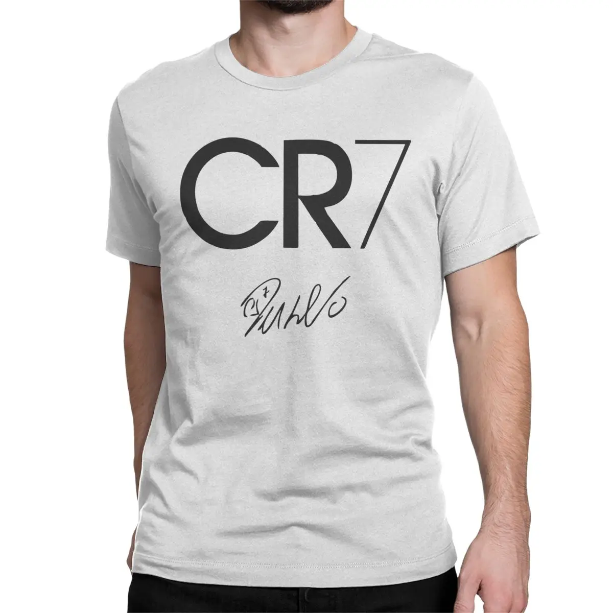 Cristiano Ronaldo CR7 T-Shirts Men Women Creative Cotton Tee Shirt O Neck Short Sleeve T Shirts Graphic Tops