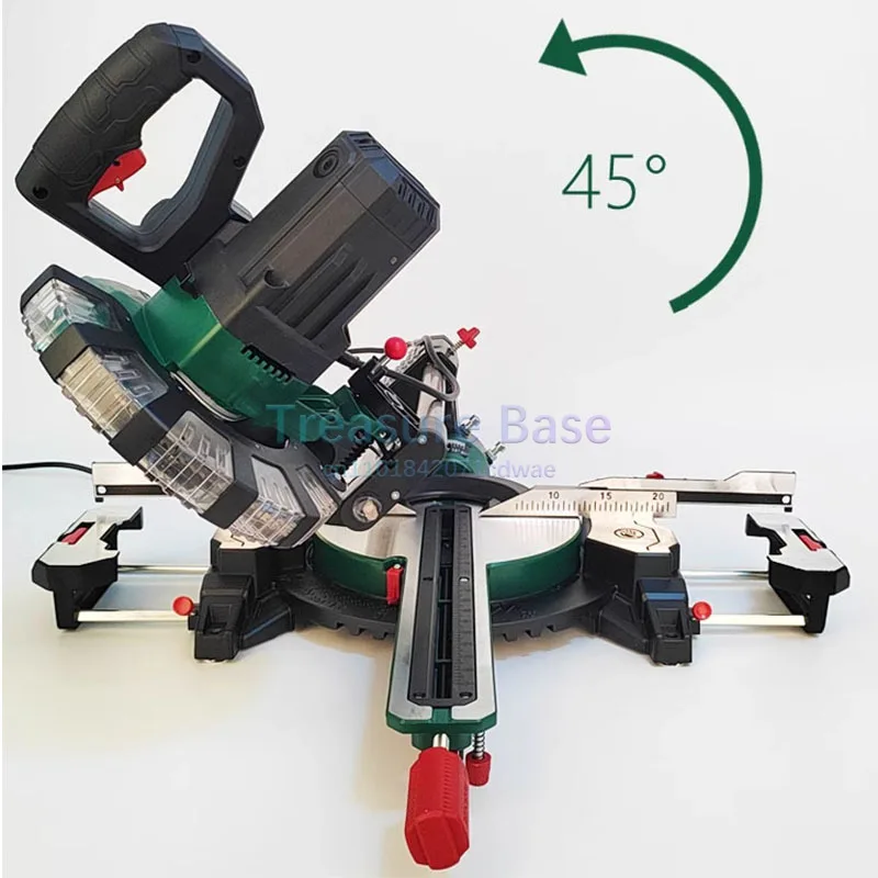 

Aluminum Sawing Machine 220V Aluminum Alloy Woodworking 8-inch Cutting Machine 45 ° push-pull Type Miter Saw 2300W Electric Saw