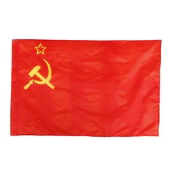 60*90cm Red CCCP Union of Soviet Socialist Republics USSR Flag Banner Home Decor