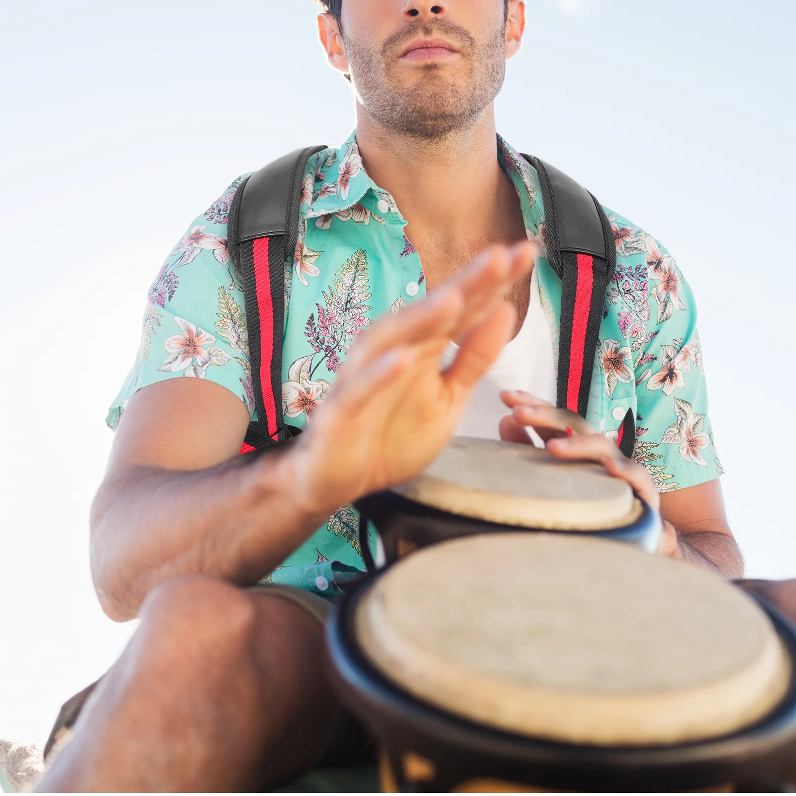 

Adjustable African Strap Polyester Snare Drum Belt Replacement Shoulder Sling Durable Drum Accessory Musical Instrument Part