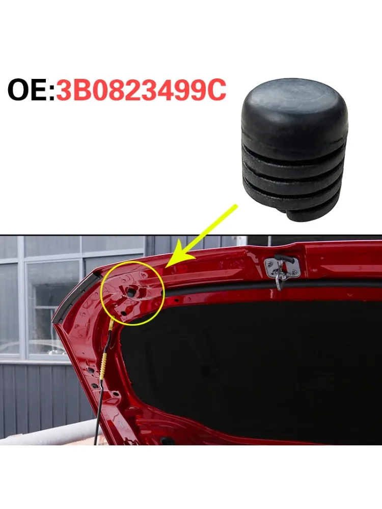 Coussin de capot de voiture en caoutchouc, jetée du moteur, 3B0823499C, Audi A1, VW Golf, Jetta, Passat, 3B0 823 499C