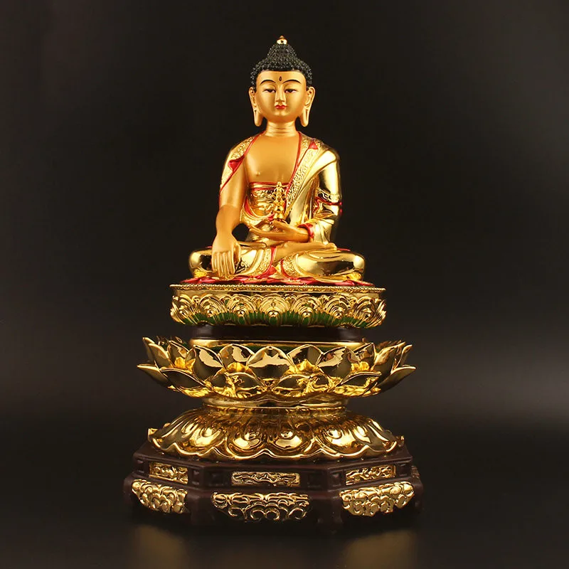 Lotus Vajra platform base, Buddha statue heightening lotus platform,  Small Buddhist altar Buddhist hall handicraft ornaments