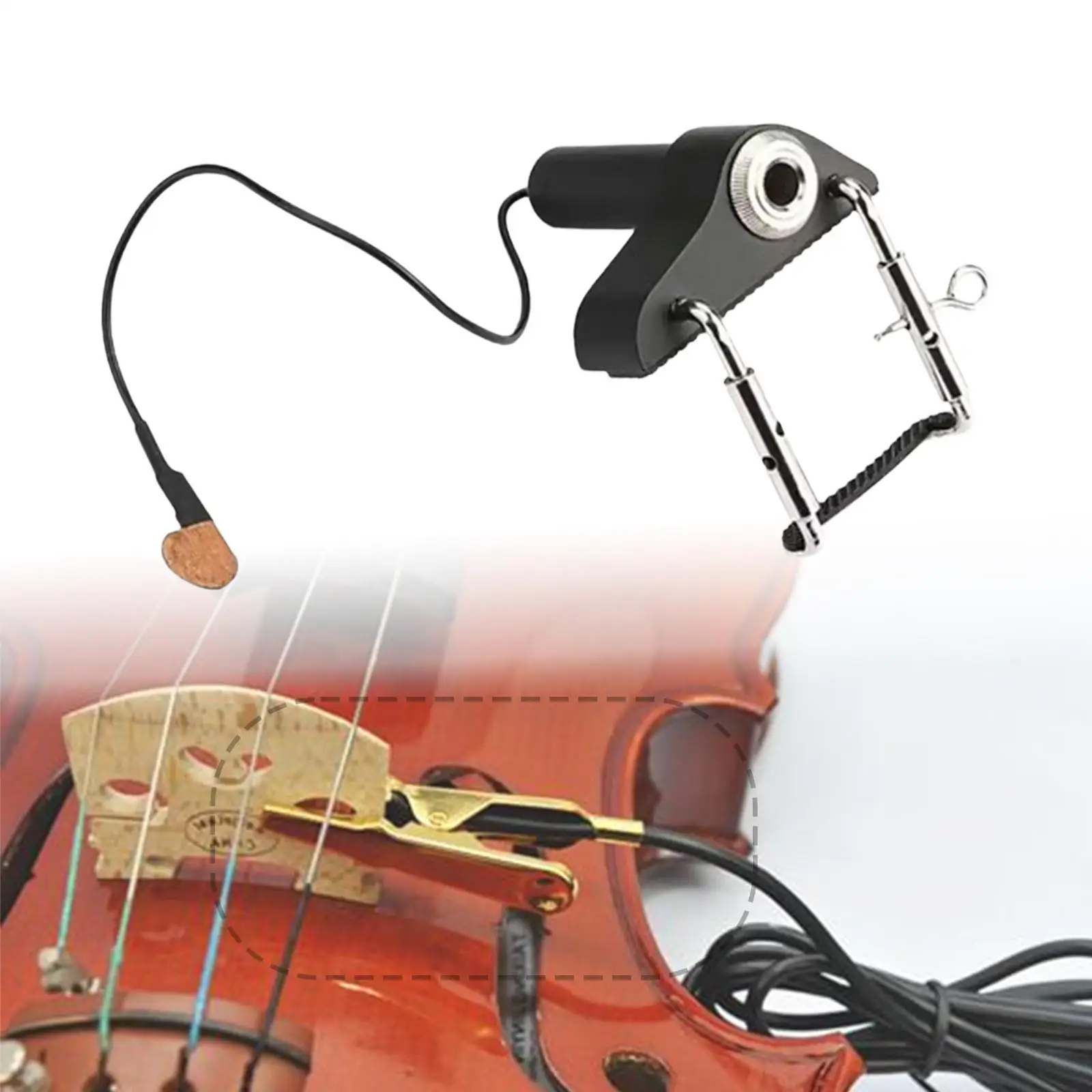 

Violin Pickup Easy to Install Accessories Portable Spare Parts Replacement
