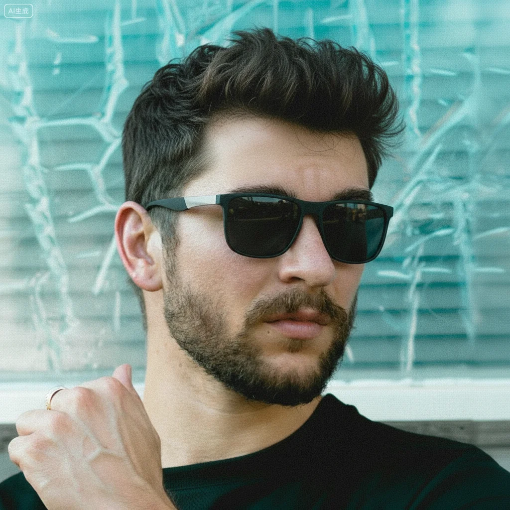 CRIXALIS Fashion Polarized Sunglasses For Men Square Anti Glare Mirror Night Driver Sun Glasses Women UV400 Outdoor Goggles Male