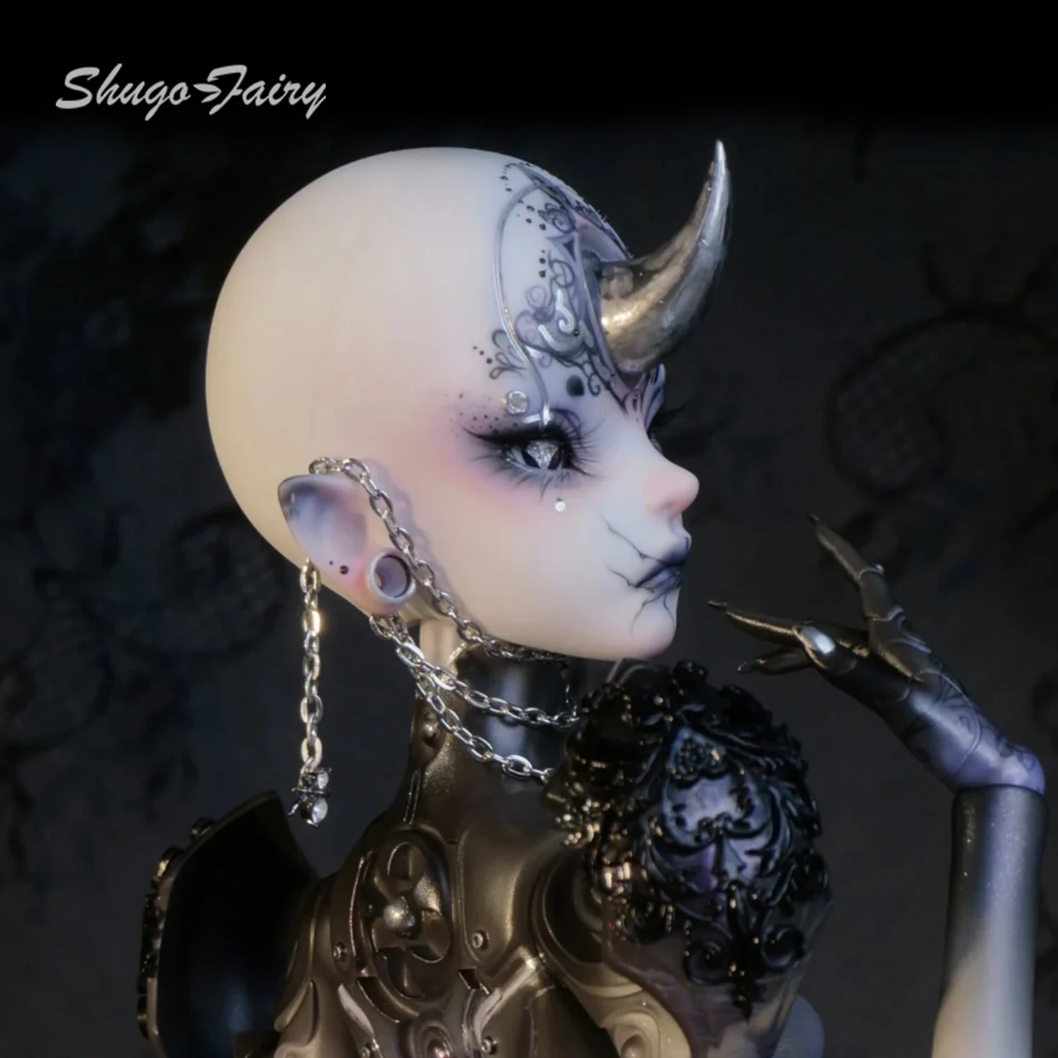 JixieS Bjd 1/4 Doll Nude Dolls Mechanical Cool Style Simulates Special-shaped Ball Jointed Doll Bjd