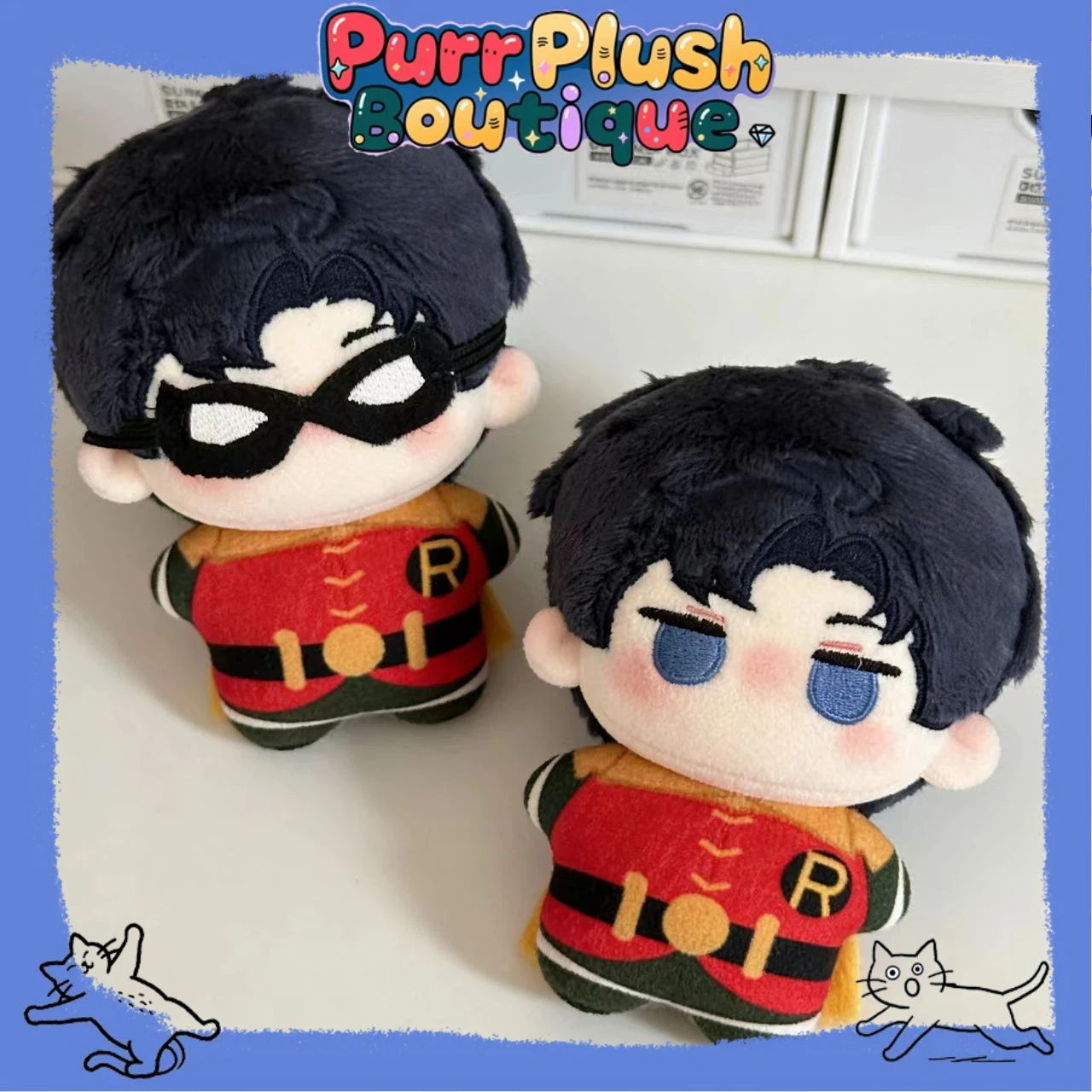 

10cm Anime Todd Attribute Adorable Mini Plush Doll Printed Nunu Body Pendant Stuffed Puppet Cosplay Keychain Toys Figures Gift