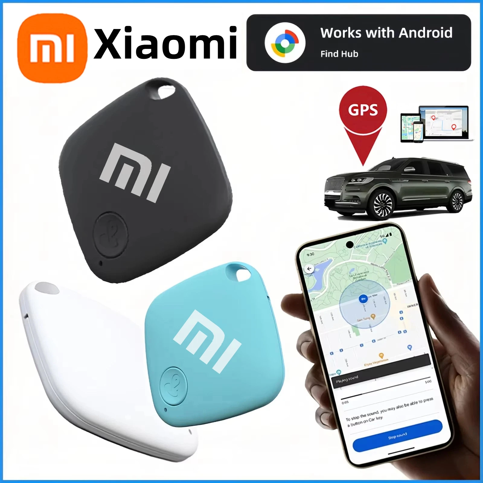 Xiaomi GPS Tracker Via Google's Find Hub App Google Certified Tag Pet Item Anti Loss Device For Android Samsung Pixel VIVO