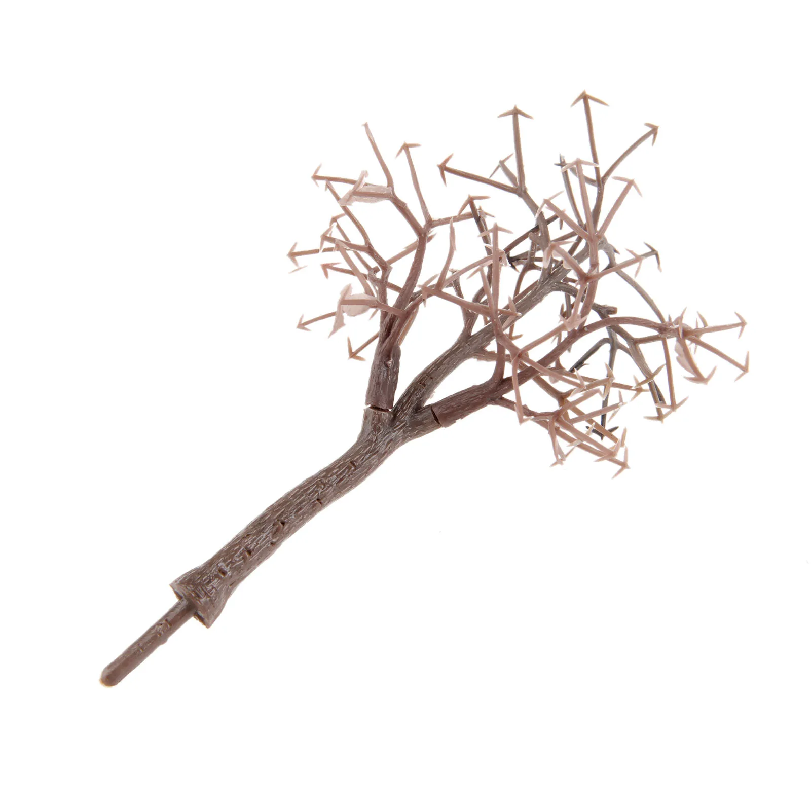 thumbnail image 2 of 10pcs 12cm Brown Model Trees - Plastic Bare Trunk For Train Railway Scenery HO OO Scale 2 of 5