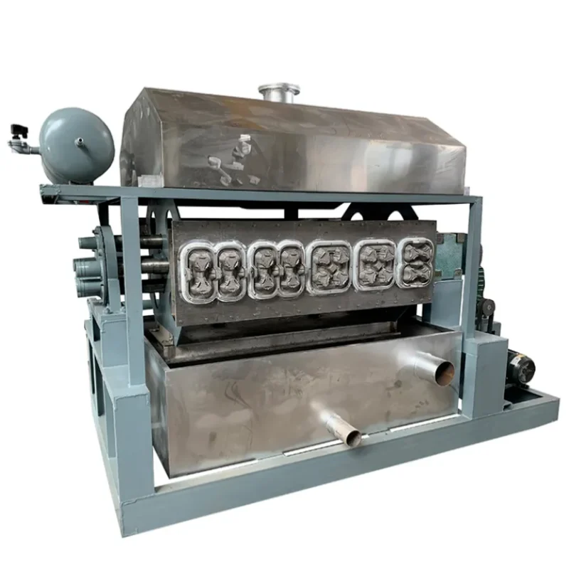 Egg Tray Manufacturing Equipment Complete Paper Pulp Machine For Egg Box Fruit Tray Production