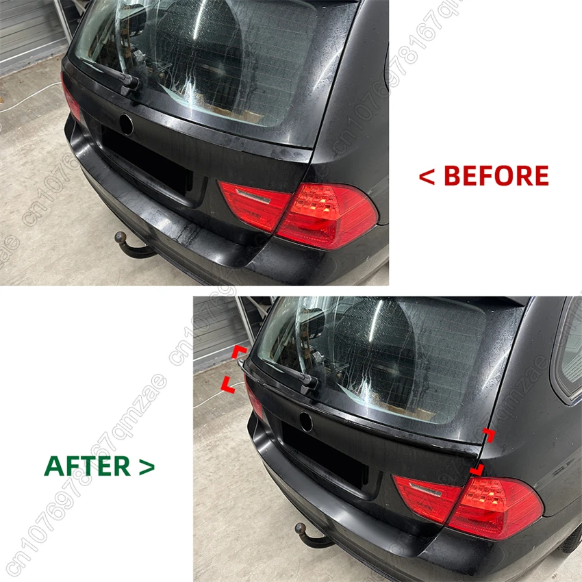 Picture 3: Car Roof / Middle Wing Fixed Wind Spoiler Rear Wing Tail Top Wings For BMW 3 Series Touring E91 2005-2012 Modified Decoration
