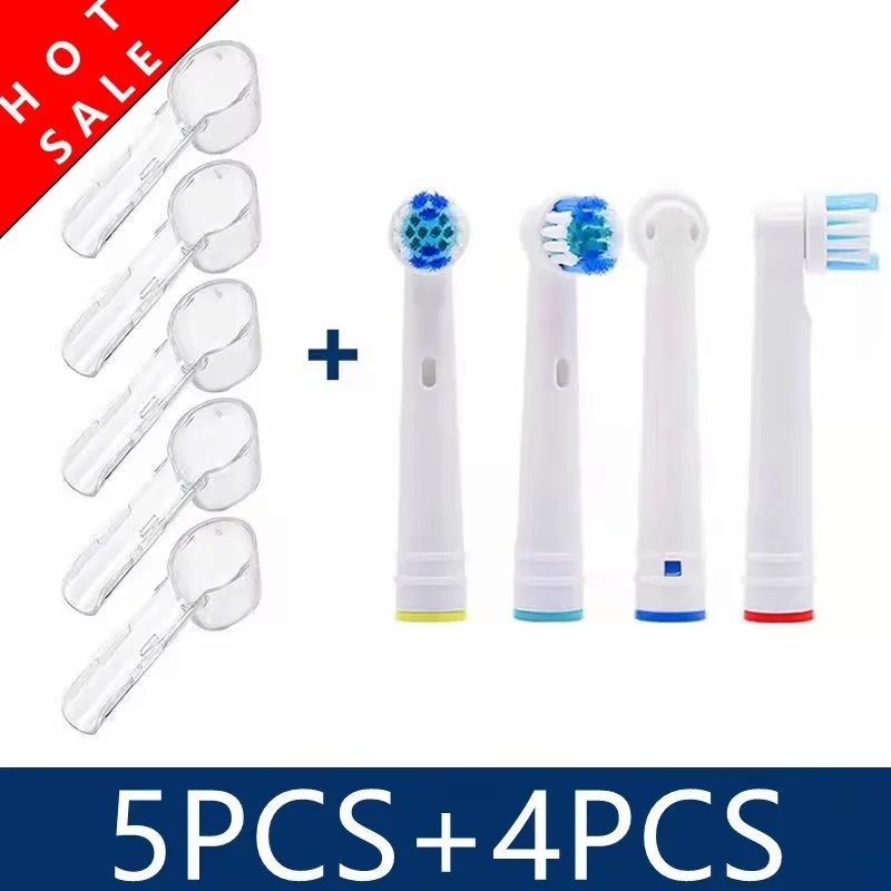 4 szt. Wymienne główki szczoteczki do elektrycznej szczoteczki do zębów Oral-B Fit Advance Power/Pro Health/Triumph/Vitality Precision Clean